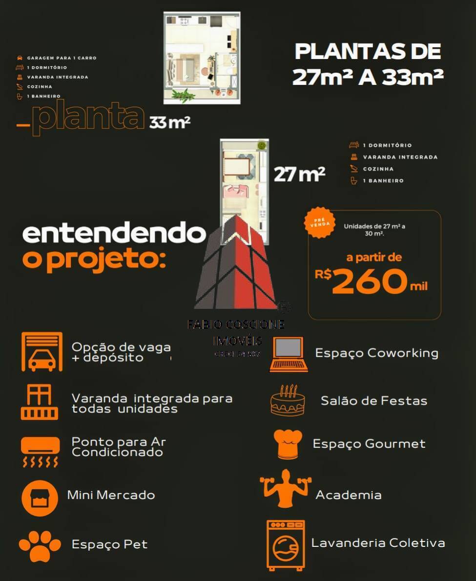 Apartamento à venda com 1 quarto, 33m² - Foto 27