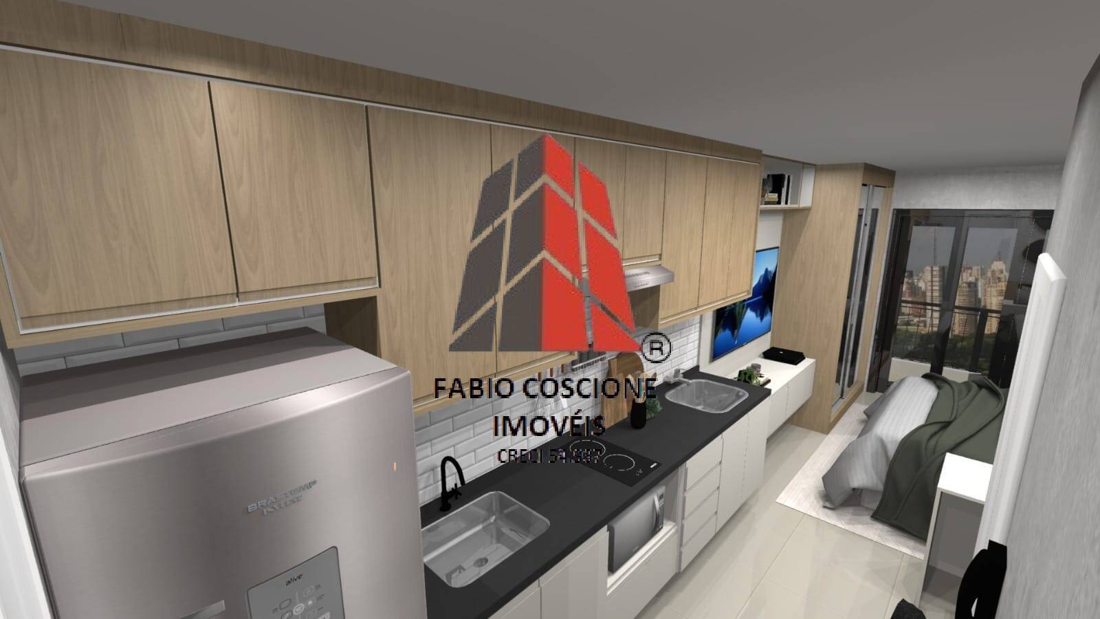 Apartamento à venda com 1 quarto, 33m² - Foto 13