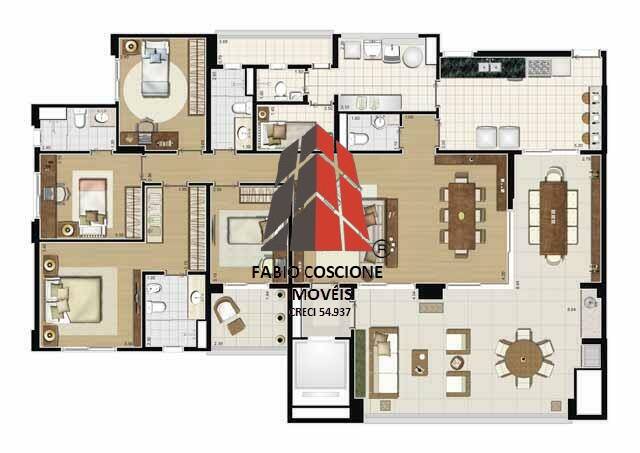 Apartamento à venda com 3 quartos, 200m² - Foto 23