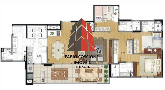 Apartamento à venda com 3 quartos, 126m² - Foto 12